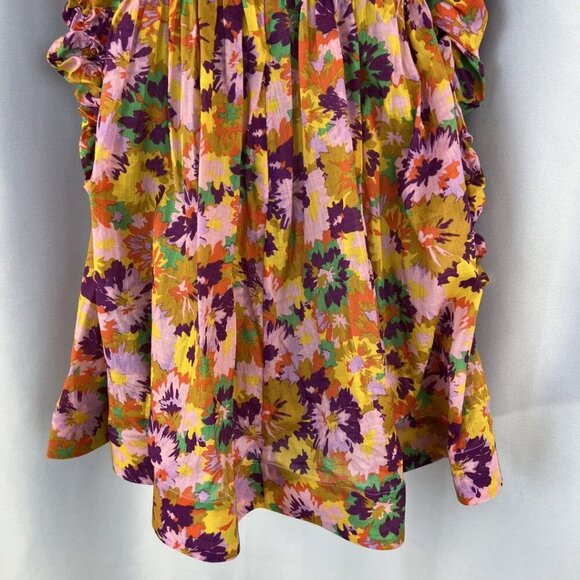 NEW Zimmermann Violet Front-Twist Detailed Mini Dress $695 - Picture 8 of 13